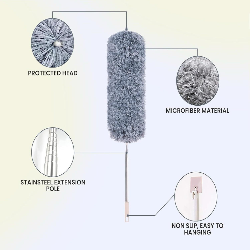 Grey Feather Duster