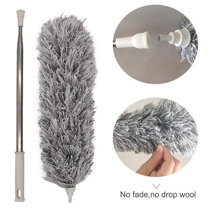 Grey Feather Duster