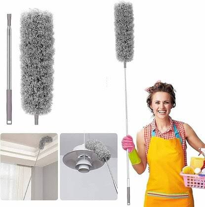 Grey Feather Duster
