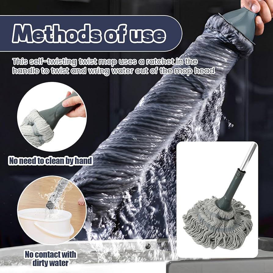 Stainless Steel Twist Mop